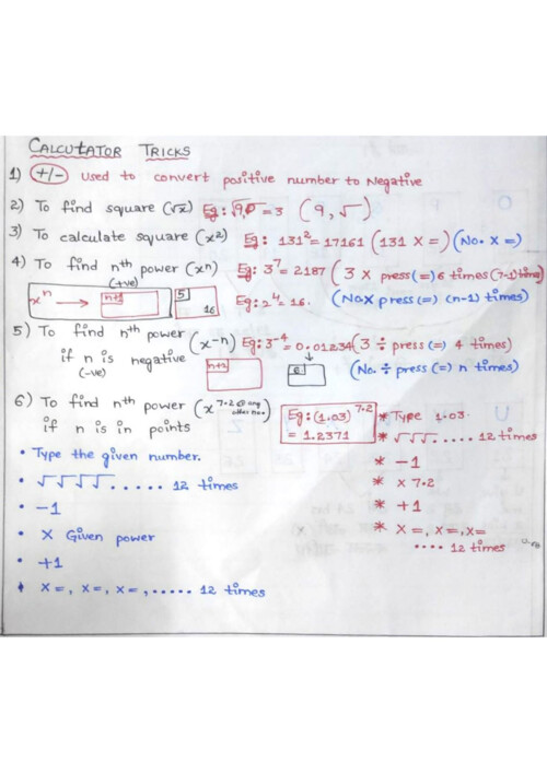 Quant calculator tricks !!! 