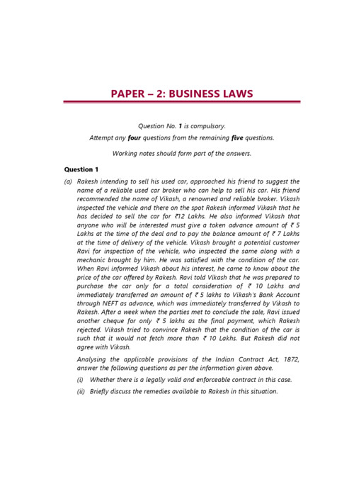Business Laws May 2026 suggested answers
Follow for more content