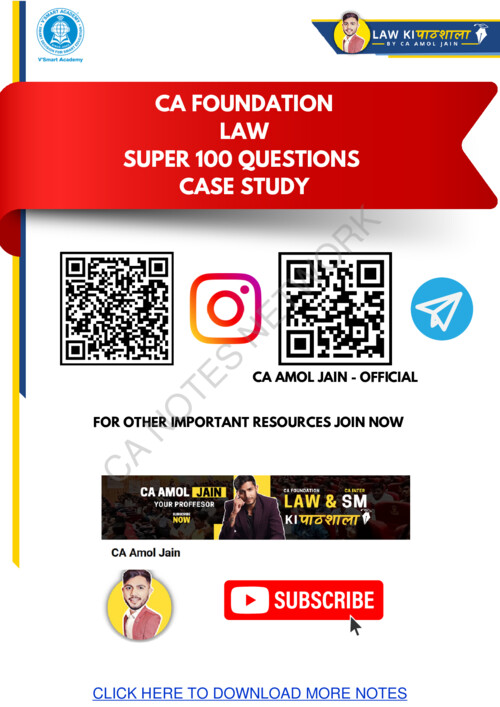 Ca Anmol Jain Top 100 Questions ❓For Sep 2026 
