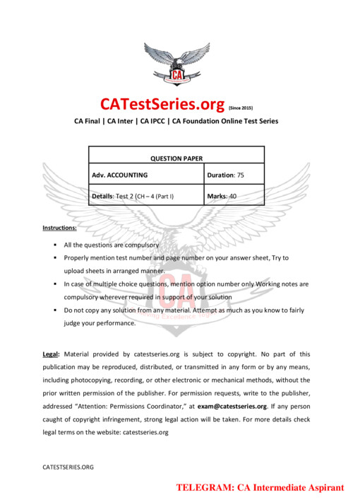 Accounts Test Series No 2

If Anybody wants Hardik Sir and PW Ca Foundation Classes DM me 