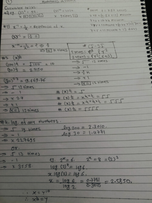 Quantitative aptitude mathematics of finance calculator tricks 
