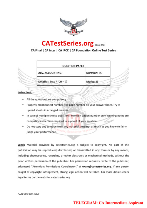 Accounts Test Series No 7

If anybody wants PW and VC gurukul Classes DM me 