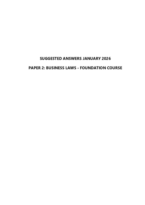 Business law pyq jan26