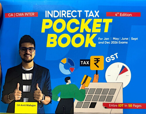 GST Pocket Book By Amit Mahajan Sir ✅ 

If Anybody wants PW, Parag Sir, VC Gurukul & Ekagrata classes DM me ✅