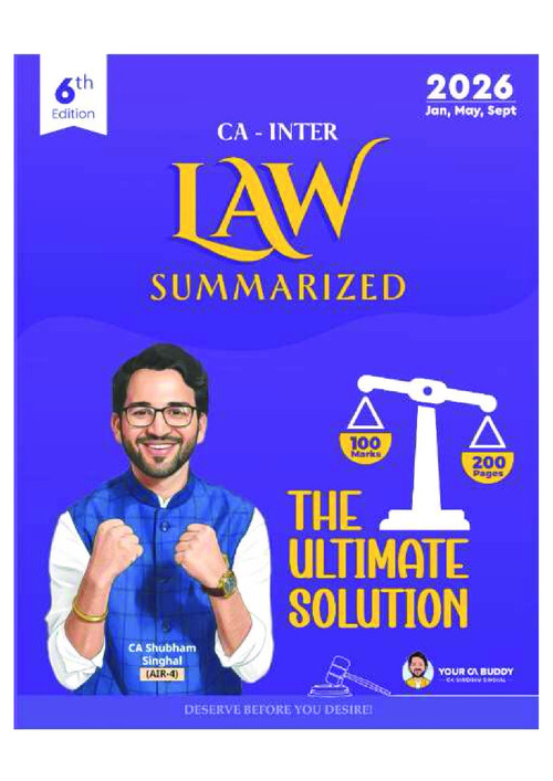 Concept book of Corporate and other laws by CA Shubham Singhal