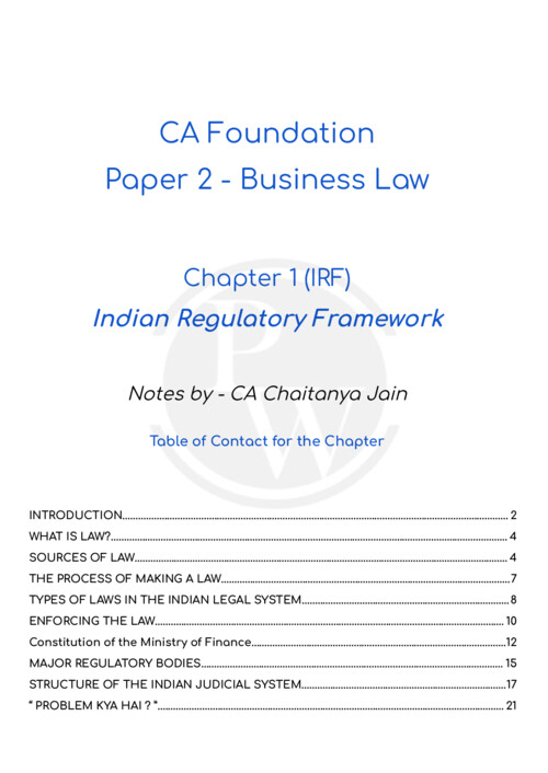 CJ sir  Law notes Chapter 1

If Anyone wants Hardik Sir , Parag Sir , PW,  Nishant Sir & Gurpreet Sir Classes DM me 