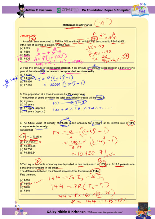 QA Chapter 4 PYQ of Last 12 attempts 

If Anybody wants PW, VC Gurukul and Parag Sir Classes DM me 