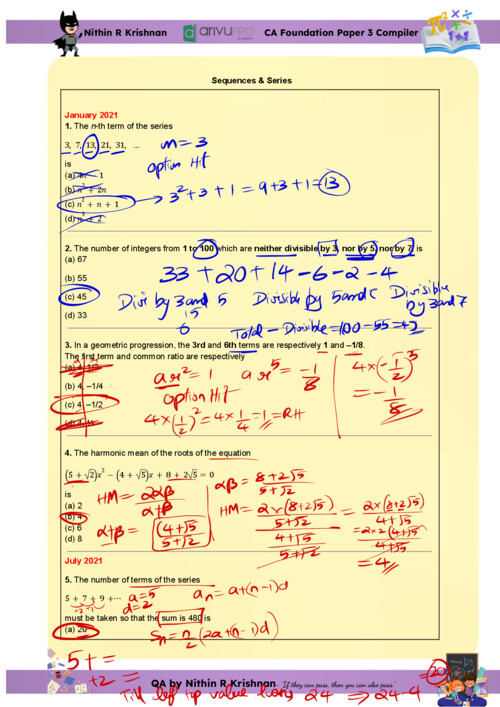 QA Chapter 6 PYQ of Last 12 attempts 

If Anybody wants PW, VC Gurukul and Parag Sir Classes DM me 