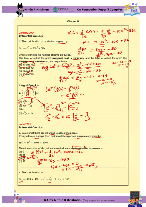 QA Chapter 8 PYQ of Last 12 attempts 

If Anybody wants PW, VC Gurukul and Parag Sir Classes DM me 