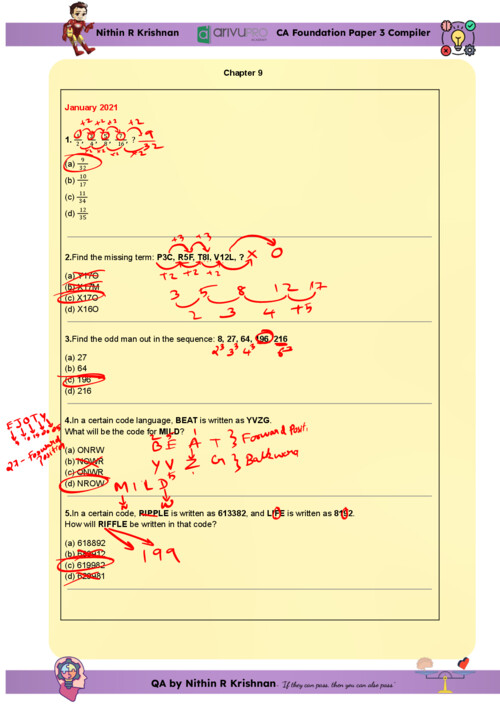 QA Chapter 9 PYQ of Last 12 attempts 

If Anybody wants PW, VC Gurukul and Parag Sir Classes DM me 