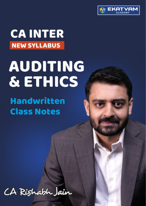 Audit and Ethics Handwritten Notes By CA Rishabh Sir 

If Anybody wants PW, VC Gurukul and Ekagrata classes DM me ✔️