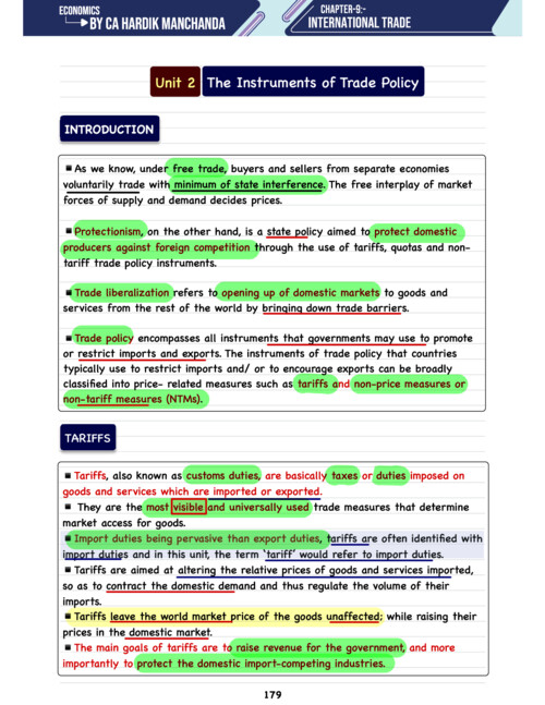International Trade Unit 2 Hardik Manchanda Sir Latest Edition Notes

If anybody wants PW, VC Gurukul and Parag Sir Classes DM me 