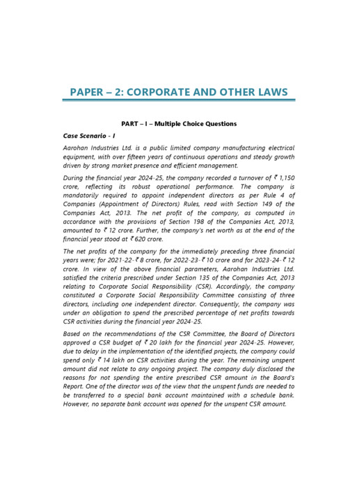 Law pyq of may26