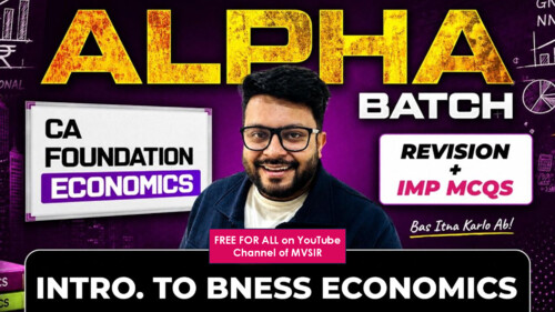 CA Foundation Economics IMP notes