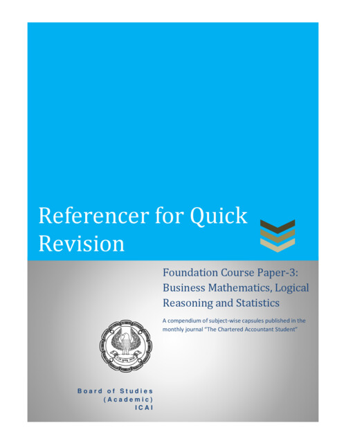 QA Quick revision all chapters in one pdf 