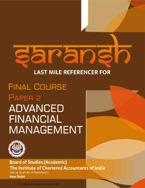 Advanced Financial management last mile referencer 