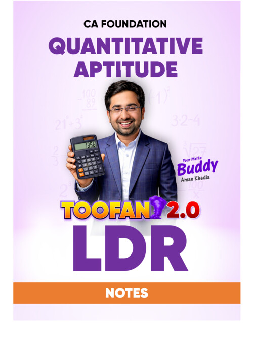 Aman Khedia LDR notes latest 

If anybody wants PW, Vishwas Ca and Parag Sir Classes DM me 