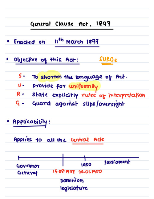 GCA NOTES 