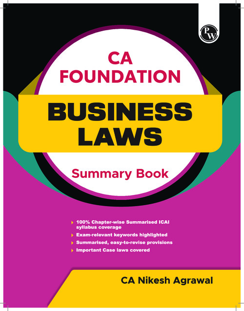 SUMMARY BOOK law by Nikesh Sir Latest Edition 

If anybody wants PW, Gurpreet Sir and Parag Sir Classes DM me ✅