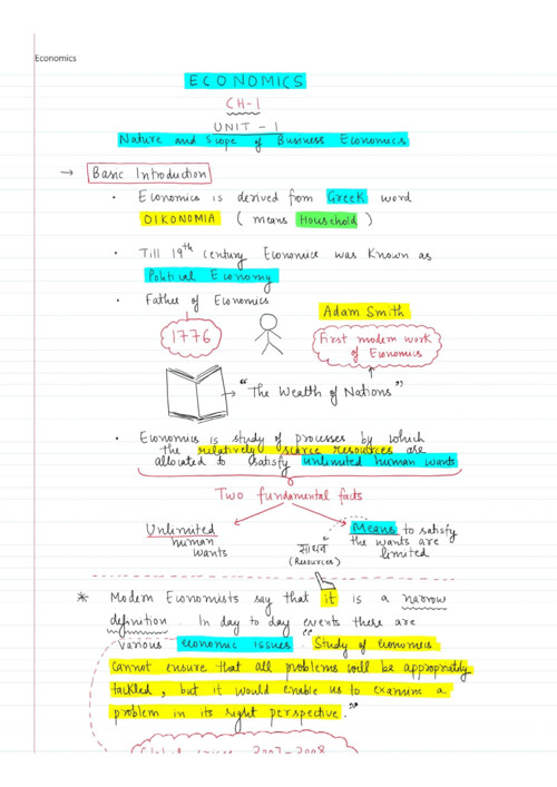Eco Handwritten Notes By Ca Parag Gupta Sir 

If anybody wants PW, Gurpreet Sir and Parag Sir Classes DM me 