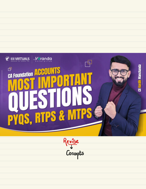 Account Most Important Questions For #Sep2026Exams 

If anybody wants PW, Vishwas Ca and Parag Sir Classes DM me 