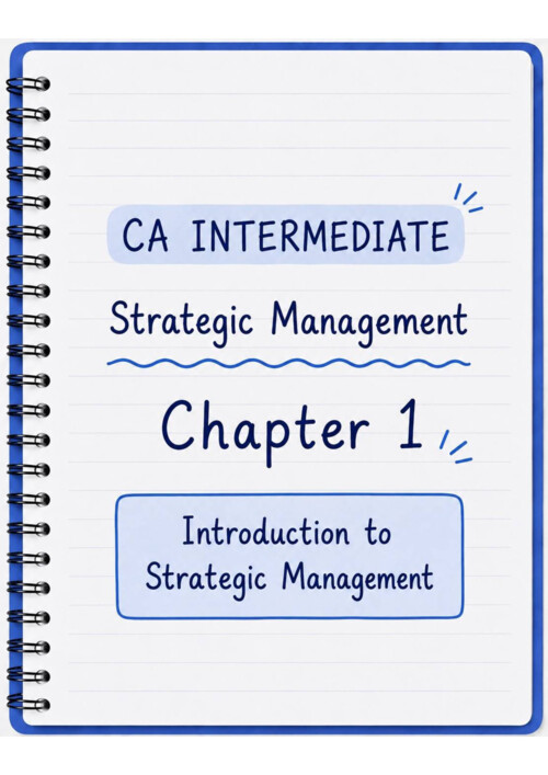 Strategic management chapter 1... handwritten notes...!!