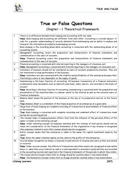 All true and false of accounts (important)
For more join whatsapp group (check profile for link)