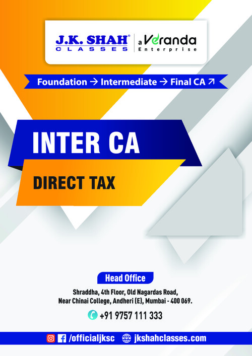 J.K. SHAH CLASSES DIRECT TAX LATEST EDITION RELEVANT FOR SEPTEMBER 2026 AND JANUARY 2027
