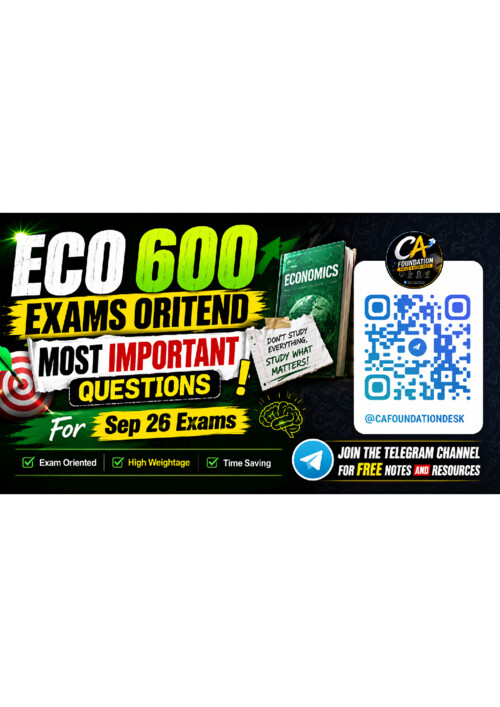 TOP 600 Economics Most important  Questions for #sep2026exams

If anybody wants PW, Vishwas Ca and Parag Sir Classes DM me 