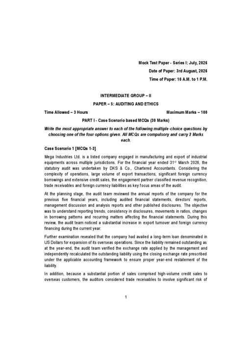 Audit MTP September 26 series 1