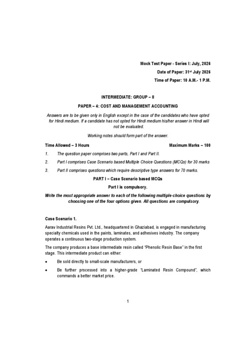 Costing MTP September 26 series 1