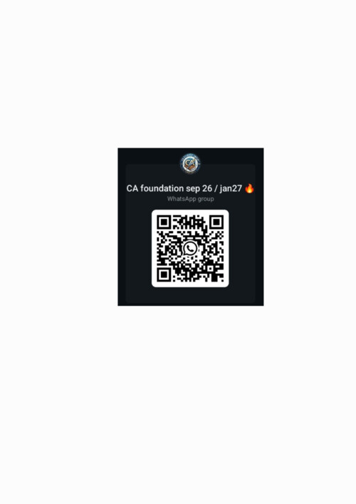 Hey, join me at "CA Foundation jan 2027" where we can study together!
Join group for letest pyq, mtp, rtp, practice questions
Link on 1st page of that pdf
Eco handwritten notes 