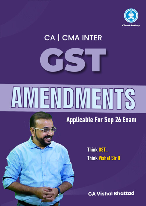 Amendment of GST Sep 2026 
Summarised 