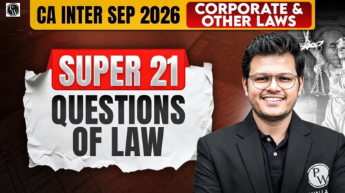 LAW SUPER 21 BY CA CHAITANYA JAIN FOR SEPTEMBER, 2026