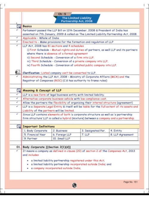 Limited liability partnership act 