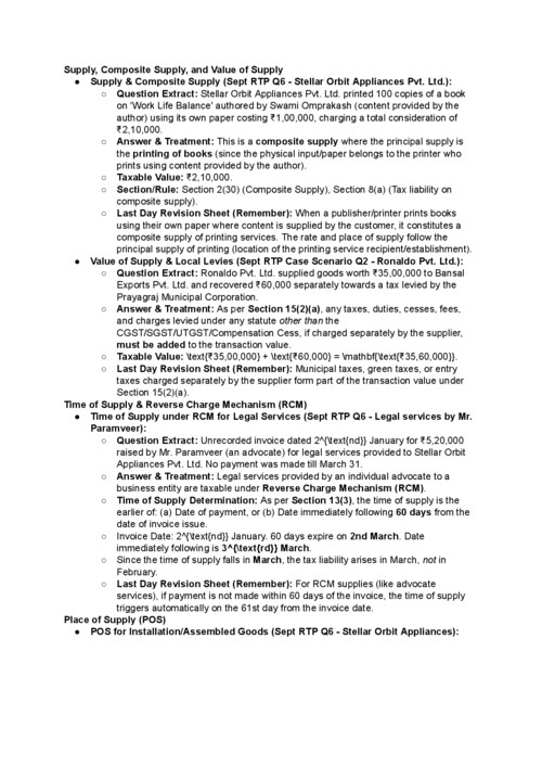 Taxation Most Repeated Concept (AI)