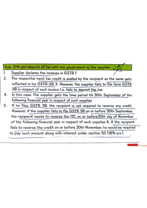 Important section and rules in ITC (GST)
SECTION 18(6), RULE 37A AND RULE 86B