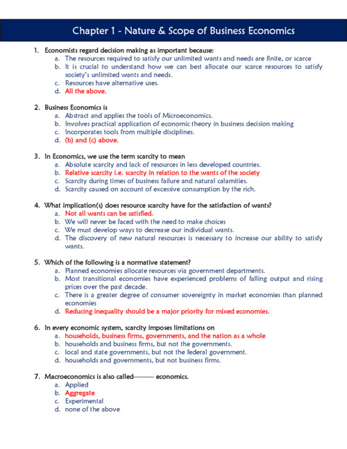 Business Economics 
