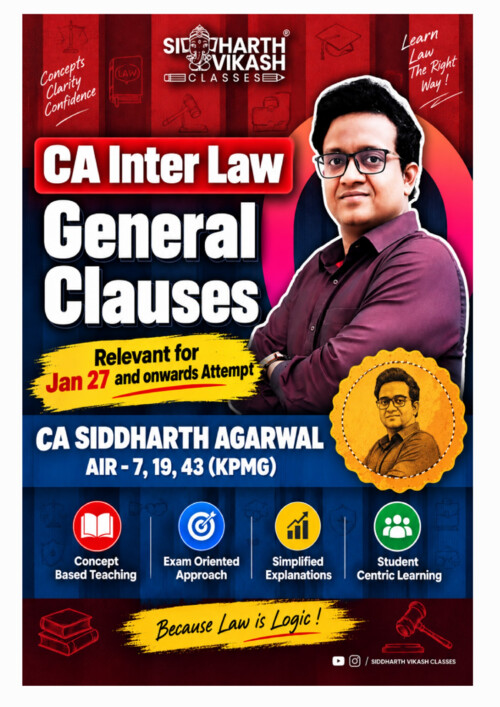 General clauses ca inter law by Ca siddharth AGARWAL SIR 
