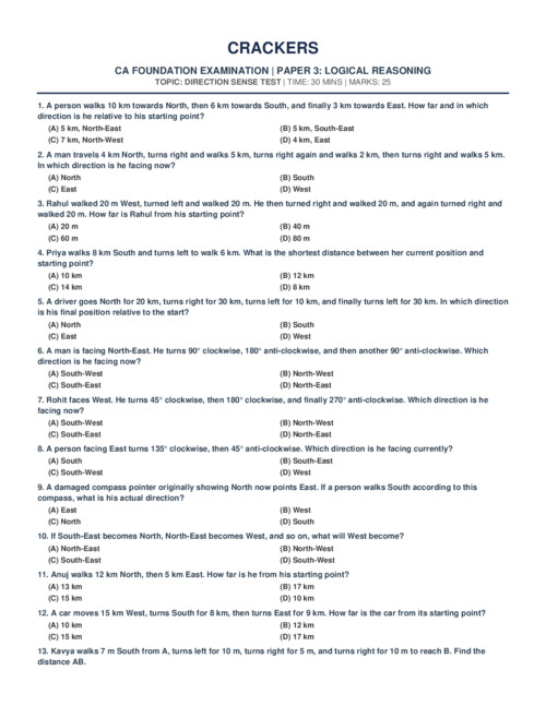 2027 Jan predicted questions from CA Arun s nair