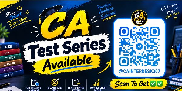 CA Test Series , Scan To Get ✅ 

If Anybody wants PW, Vishwas CA and Parag Sir classes DM me 