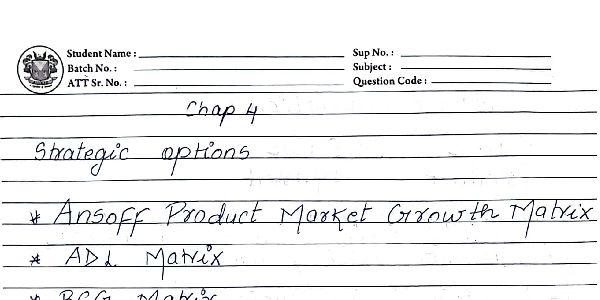 Strategic choice related topics 