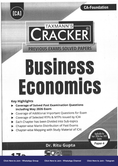 Business economics cracker...  