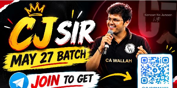 CJ Sir May 27 Batch Join To Get ✅ 