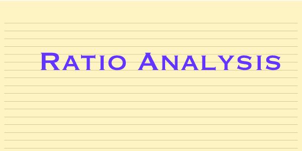 Ratio analysis 